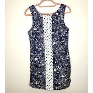 Lilly Pulitzer Blue and White Mini Dress